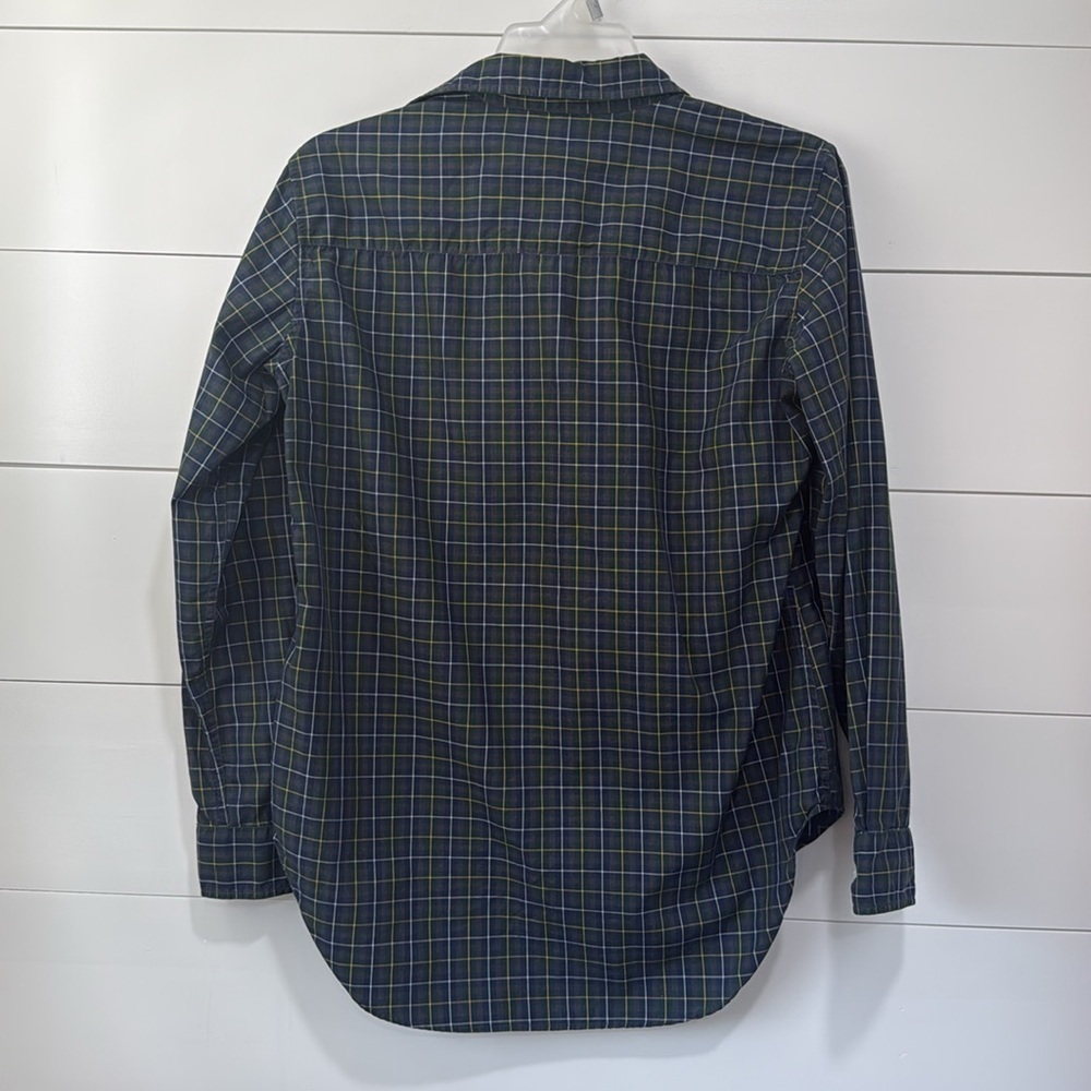 Frank & Eileen Frank Navy and Green Plaid Button-Down Shirt - Picture 3 of 14